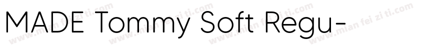 MADE Tommy Soft Regu字体转换